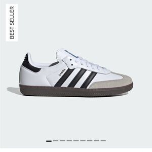 Adidas Samba White and Black Sneakers